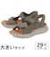 大きいサイズ【29cm 30cm 31cm 32cm】SKECHERS スケッチャーズ SLIP-INS スリップインズ ゴーウォーク フレックス サンダル イージー エントリー 229210 BKLM OLV