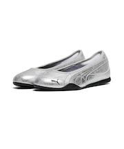 PUMA プーマ CATCH SOLEIL BALLERINA ME キャッチ ソレイユ バレリーナ メタリック 405843-01 シルバー/ブラック