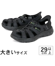 大きいサイズ【29cm 30cm 31cm】SKECHERS スケッチャーズ SLIP-INS REVOLTED SS NILE スリップインズ リヴォルテッド ナイル 256041 BLK CHOC