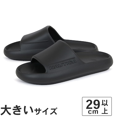 大きいサイズ【29cm 30cm 31cm】NAUTICA ノーティカ DACIO シャワーサンダル CG6342 ブラック