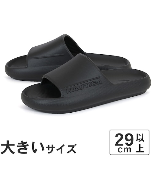 大きいサイズ【29cm 30cm 31cm】NAUTICA ノーティカ DACIO シャワーサンダル CG6342 ブラック