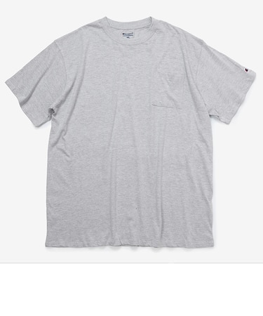 大きいサイズ【2XL～6XL】Champion チャンピオン メンズ Ｔシャツ ポケット 半袖 無地 クルーネック Short Sleeve Pocket Tee CH310