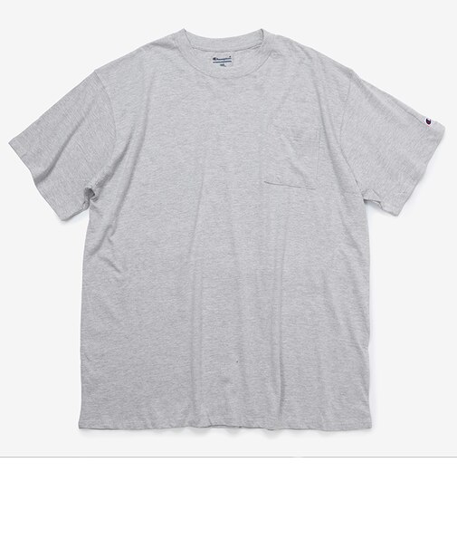 大きいサイズ【2XL～6XL】Champion チャンピオン メンズ Ｔシャツ ポケット 半袖 無地 クルーネック Short Sleeve Pocket Tee CH310