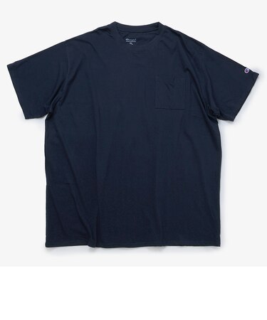大きいサイズ【2XL～6XL】Champion チャンピオン メンズ Ｔシャツ ポケット 半袖 無地 クルーネック Short Sleeve Pocket Tee CH310