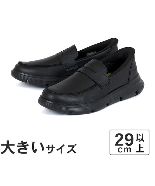 大きいサイズ【29cm 30cm】SKECHERS スケッチャーズ SLIP-INS GARZA WYATT スリップインズ ガルザ ワイアット 205887-BBK ブラック