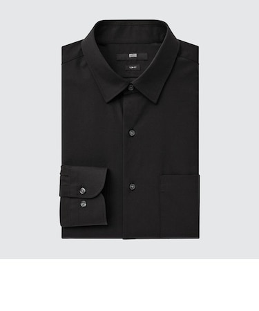 ファインクロスストレッチスリムフィットブロードシャツ（レギュラーカラー・長袖）22年春秋モデル