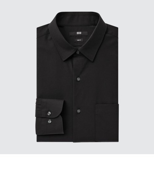 ファインクロスストレッチスリムフィットブロードシャツ（レギュラーカラー・長袖）22年春秋モデル