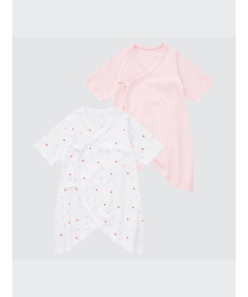 コンビ肌着（スター・ハート・2枚組）