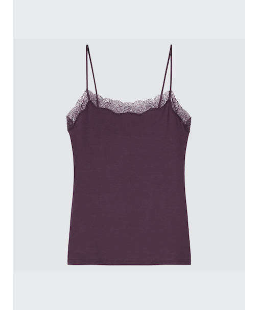 ヒートテックキャミソール(レース)