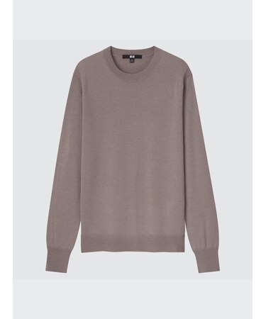 エクストラファインメリノクルーネックセーター（長袖）2021年モデル