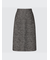 ウールブレンドナローミディスカート（標準丈70～74cm）