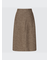 ウールブレンドナローミディスカート（標準丈70～74cm）