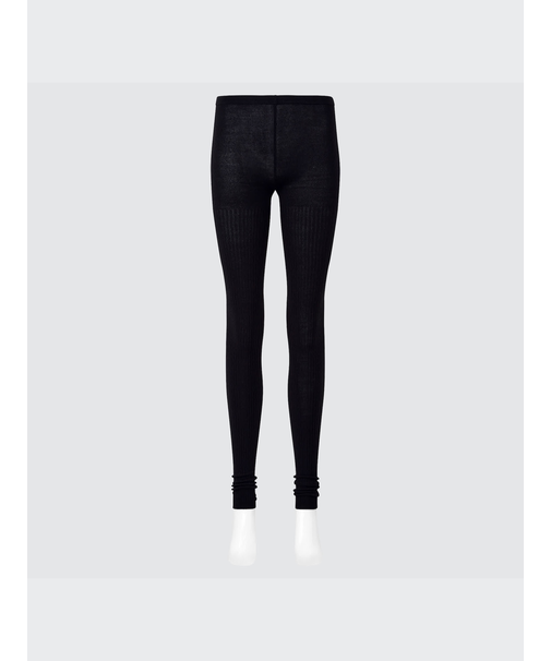 ヒートテックニットレギンス（リブ・14分丈）