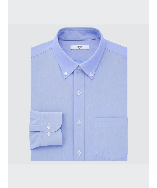 ファインクロス コンフォート シャツ（ボタンダウンカラー・長袖）