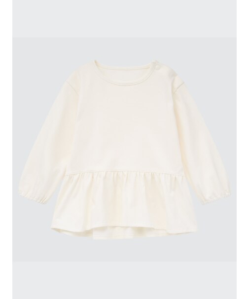 エアリズムコットンクルーネックT(長袖)