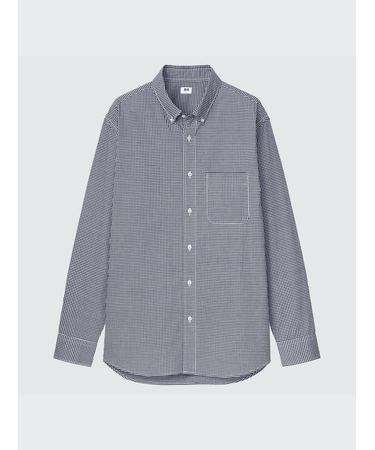 エクストラファインコットンブロードチェックシャツ（長袖）