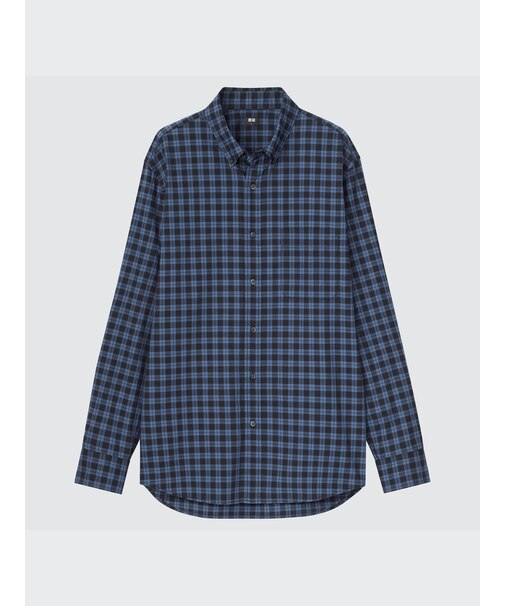 エクストラファインコットンブロードチェックシャツ（長袖）