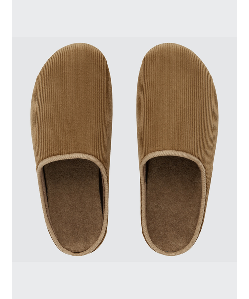 コーデュロイウォッシャブルルームシューズ