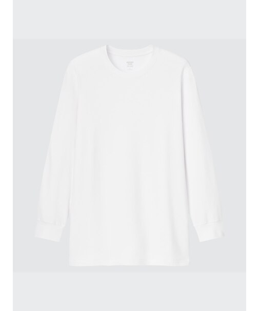 ヒートテックコットンクルーネックT（極暖・9分袖）2021年モデル