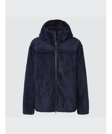 防風アウターファーリーフリースフルジップパーカ（長袖）