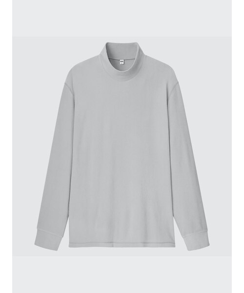 ヒートテックフリースモックネックTシャツ（長袖）｜ユニクロの通販