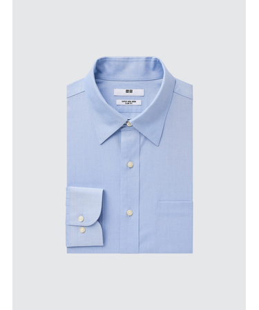 スーパーノンアイロンスリムフィットシャツ（レギュラーカラー・長袖）22年春秋モデル