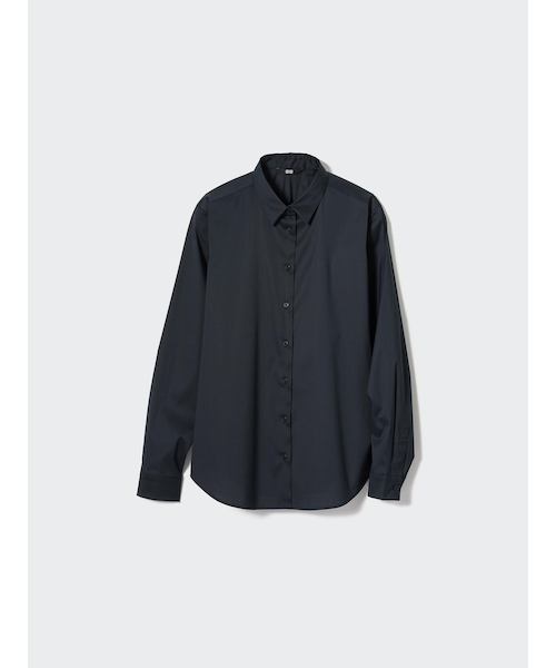 スーピマコットンストレッチシャツ（長袖）｜ユニクロの通販｜&mall