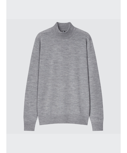エクストラファインメリノモックネックセーター（長袖）｜ユニクロの