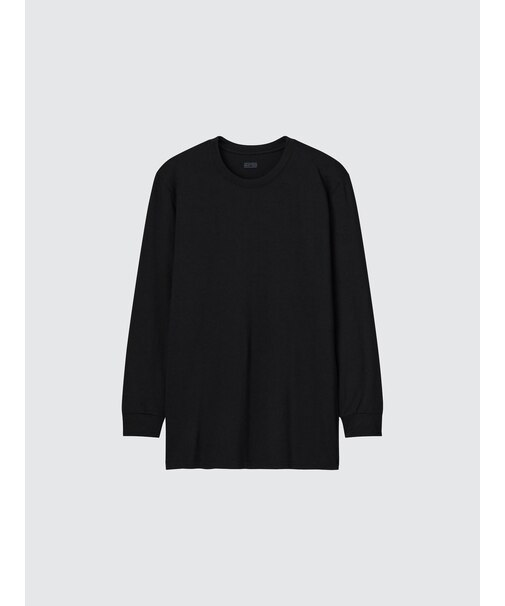 ヒートテッククルーネックT/9分袖