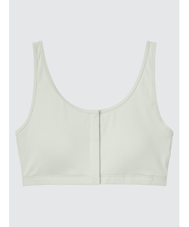 コットン前あきブラ