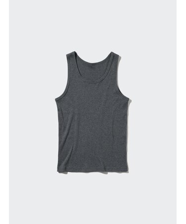 ドライカラーリブタンクトップ