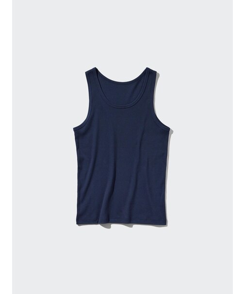 ドライカラーリブタンクトップ