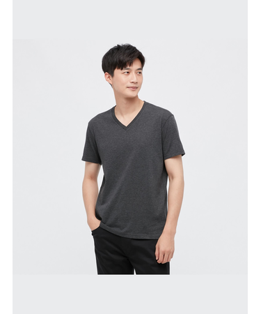 ドライカラーVネックTシャツ