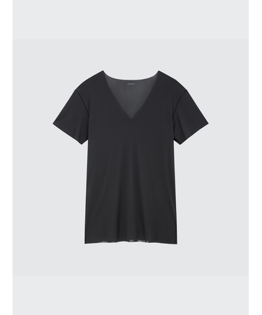 エアリズムマイクロメッシュVネックT(半袖)