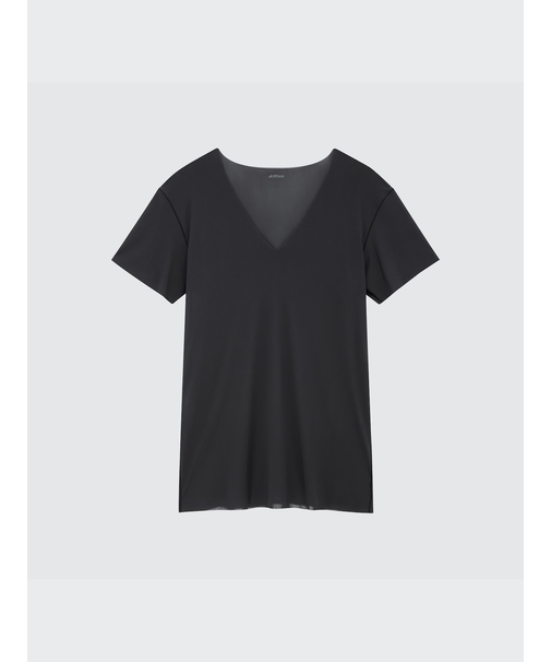 エアリズムマイクロメッシュVネックT(半袖)