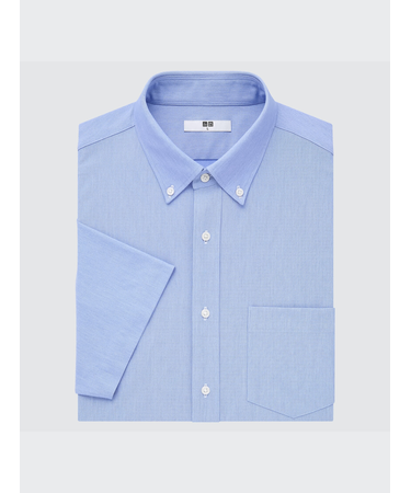 ドライノンアイロンジャージーシャツ(ボタンダウン・半袖)