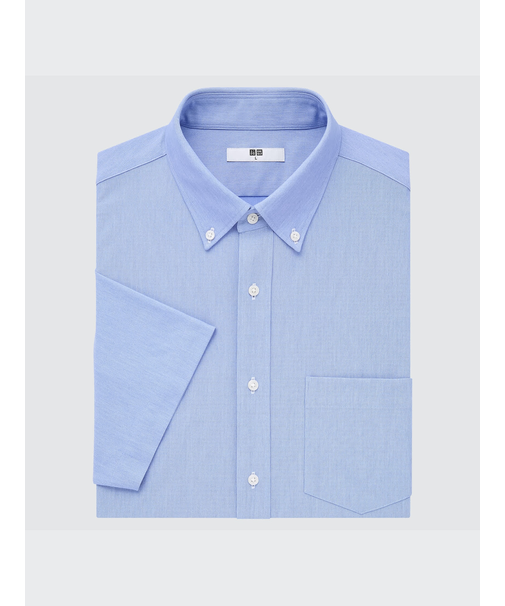 ドライノンアイロンジャージーシャツ(ボタンダウン・半袖)