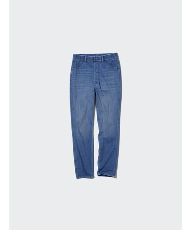 ウルトラストレッチハイライズデニムクロップドレギンスパンツ