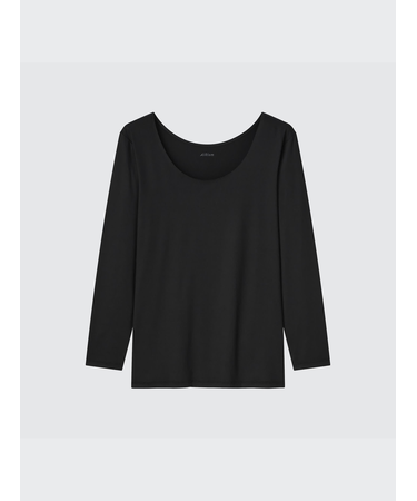 エアリズムUVカットUネックT(8分袖)