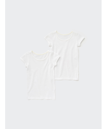 コットンメッシュインナーT(半袖・2枚組)