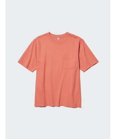 オーバーサイズポケツキTシャツ/5分袖