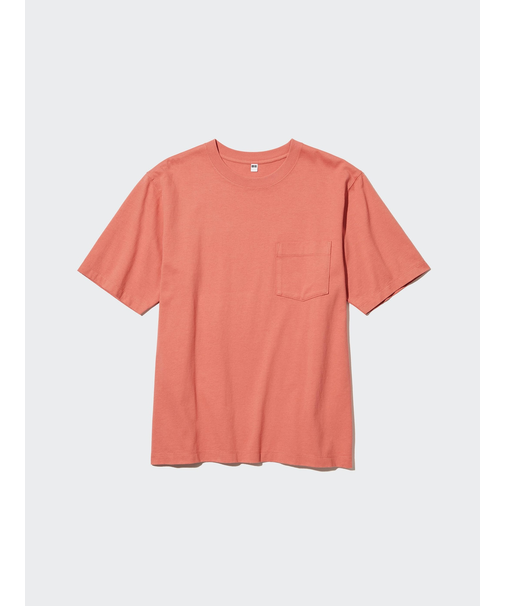 オーバーサイズポケツキTシャツ/5分袖