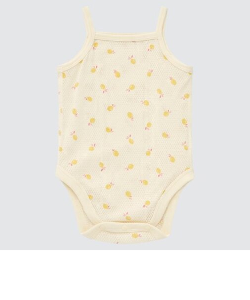 Joy of Print コットンメッシュボディスーツ（キャミソール）