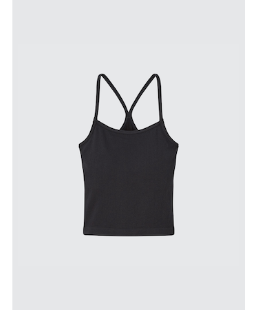 シームレスクロップドブラキャミソール