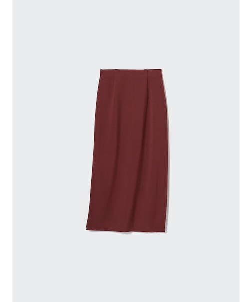 ストレッチダブルフェイスナロースカート（丈標準80～84cm）