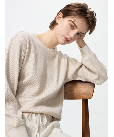 ワッフルT/長袖