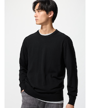 メリノクルーネックセーター