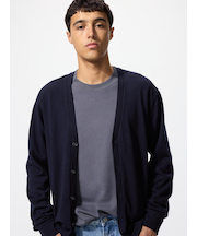 メリノVネックカーディガン