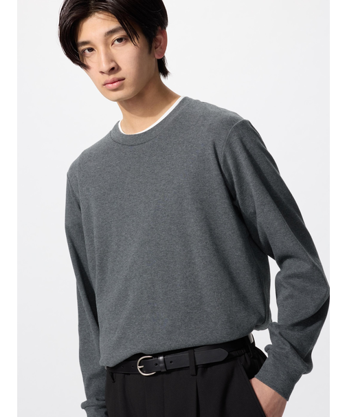 ソフトタッチクルーネックTシャツ