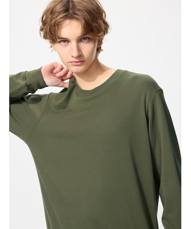 ソフトタッチクルーネックTシャツ